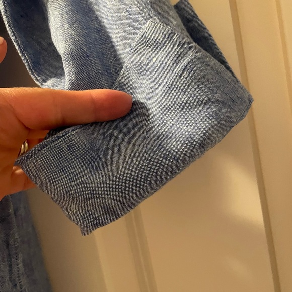 Lilly Pulitzer shift dress Blue SZ S Pilar Tunic Linen
Beckon Blue Sea Salt EUC - Picture 11 of 12